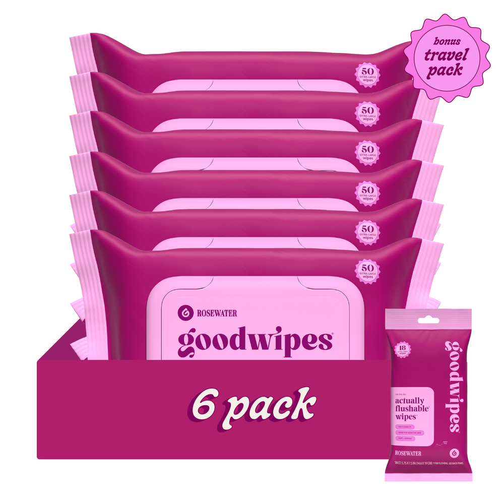 Rosewater Goodwipes