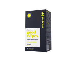 below the belt® goodwipes, Singles - Cedar - 32 Pack